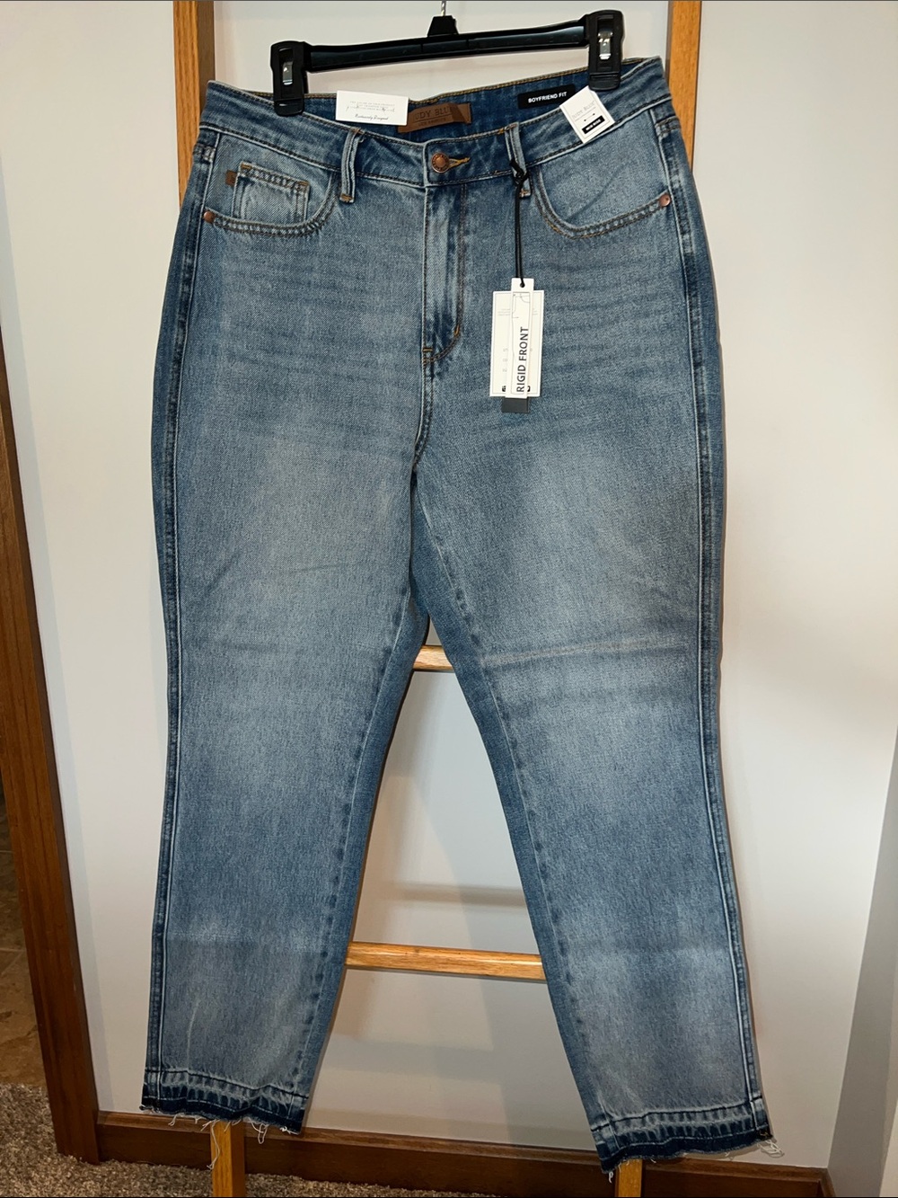 Judy Blue Light Wash Denim Jeans with Rigid Front